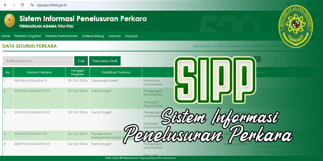 Aplikasi SIPP